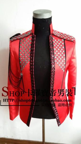 xs-xl 2017 new men's clothing fashion slim bigbang dj diamond suit jacket studio the host stage singer costumes, White;black
xs-xl 2017 new men's clothing fashion slim bigbang dj diamond suit jacket studio the host stage singer costumes, White;black