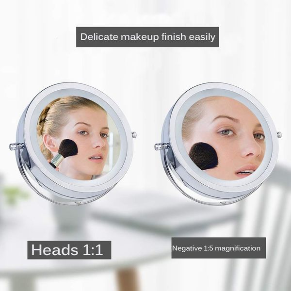 5x /10x magnified makeup mirror deskcosmetic mirror double-sided led vanity mirror other home decor
5x /10x magnified makeup mirror deskcosmetic mirror double-sided led vanity mirror other home decor
