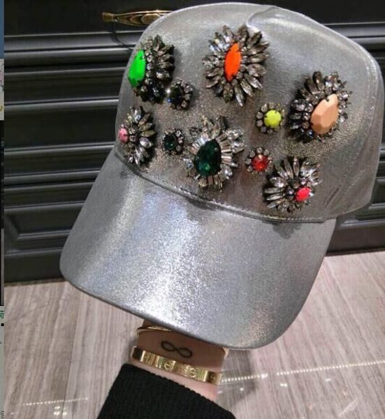 2018 new fashion gem crystal flower beads luxury women new hat female visors 962, Blue;gray
2018 new fashion gem crystal flower beads luxury women new hat female visors 962, Blue;gray