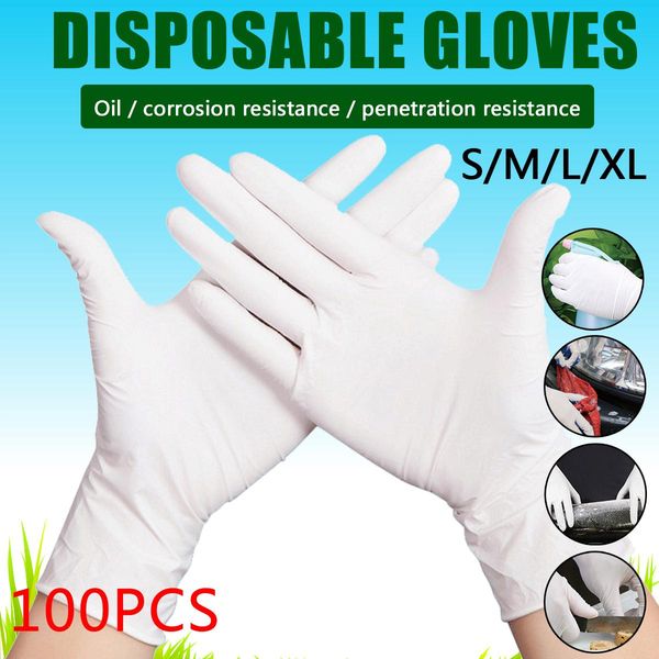 100 pcs disposable latex gloves for home cleaning food/rubber/garden gloves universal for left and right hand
100 pcs disposable latex gloves for home cleaning food/rubber/garden gloves universal for left and right hand