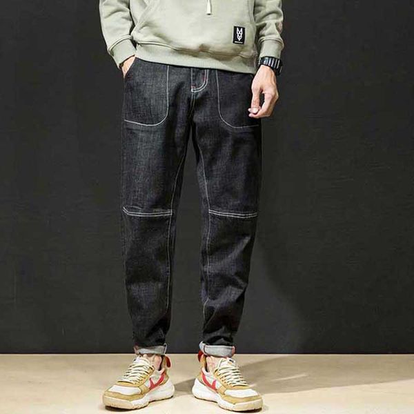 fashion harem jeans men casual denim pants loose baggy elastic hip hop black jeans trousers feet joggers pants man clothes, Blue
fashion harem jeans men casual denim pants loose baggy elastic hip hop black jeans trousers feet joggers pants man clothes, Blue