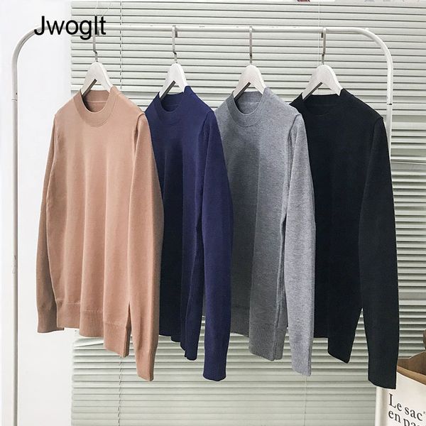 sweaters men round collar solid colors soft warm all-match daily knitting korean style clothing mens simple pull sweater, White;black
sweaters men round collar solid colors soft warm all-match daily knitting korean style clothing mens simple pull sweater, White;black