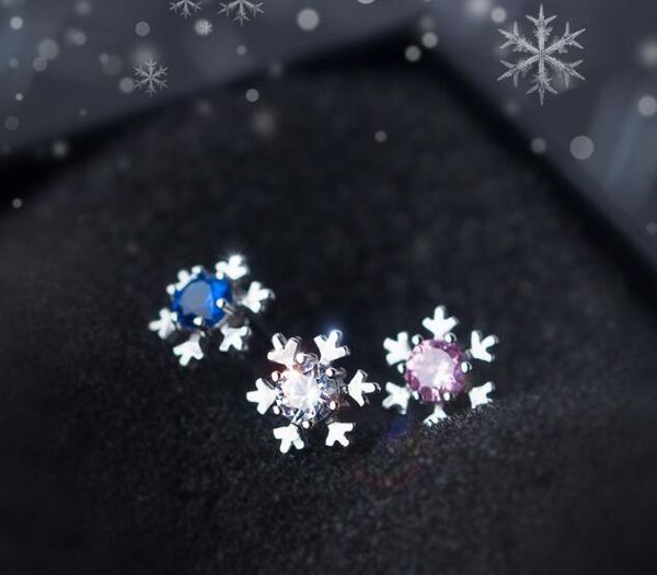 1pair small 4mm*7mm 100% real. authentic 925 sterling silver white/blue/ pink zirconia snowflake stud earrings fine jewelry e46, Golden;silver
1pair small 4mm*7mm 100% real. authentic 925 sterling silver white/blue/ pink zirconia snowflake stud earrings fine jewelry e46, Golden;silver