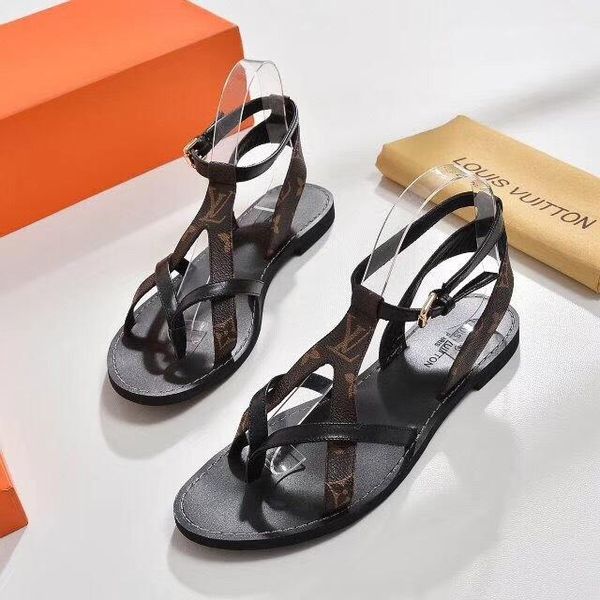 latest luxurious brand women print leather sandal striking gladiator style designers leather outsole perfect flat plain sandal, Black
latest luxurious brand women print leather sandal striking gladiator style designers leather outsole perfect flat plain sandal, Black