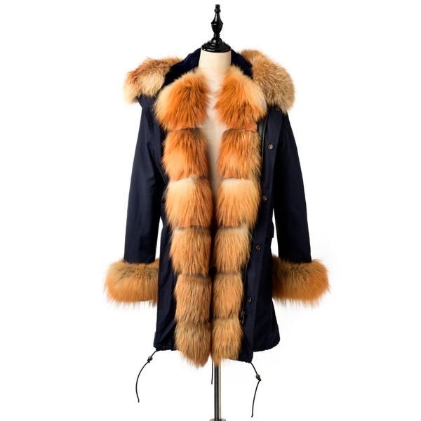 ur 2019 fashion navy blue parkas women jackets real fur coat women winter natural red fur parka with hood outwear parkas, Black
ur 2019 fashion navy blue parkas women jackets real fur coat women winter natural red fur parka with hood outwear parkas, Black