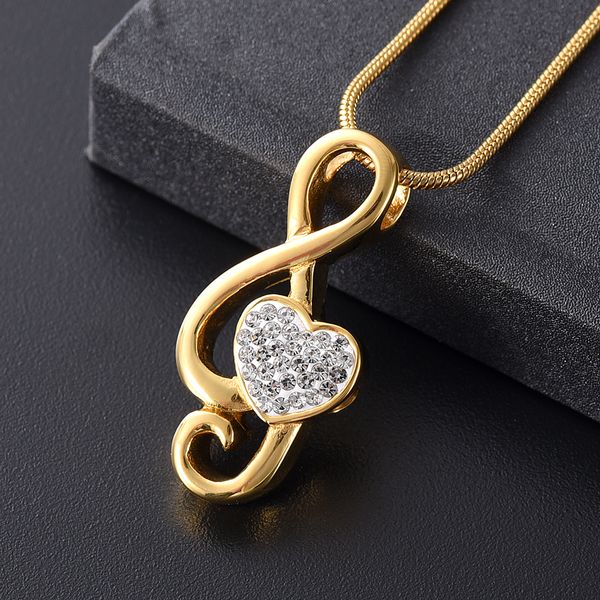 lkj11531 fashion luxury golden music note cremation urn pendant necklace, stainless steel keepsake jewelry for ashes or memorial, Silver
lkj11531 fashion luxury golden music note cremation urn pendant necklace, stainless steel keepsake jewelry for ashes or memorial, Silver