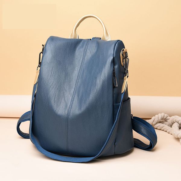 2020 women soft leather backpacks preppy style female anti theft women travel backpack vintage back pack female bagpack new
2020 women soft leather backpacks preppy style female anti theft women travel backpack vintage back pack female bagpack new