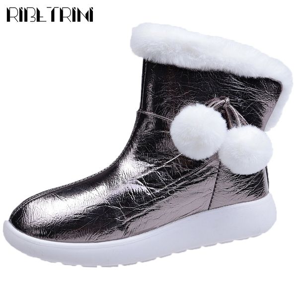 ribetrini new 2019 trendy ladies casual low platform shoes woman metallic ankle snow boots winter warm fur boots women, Black
ribetrini new 2019 trendy ladies casual low platform shoes woman metallic ankle snow boots winter warm fur boots women, Black