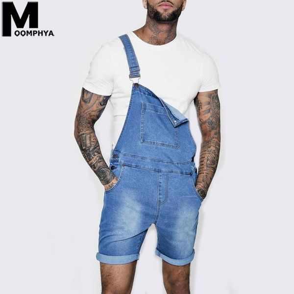 moomphya 2019 new streetwear hip hop short jeans men overalls kangaroo pocket men jeans romper pants cargo pants denim, Blue
moomphya 2019 new streetwear hip hop short jeans men overalls kangaroo pocket men jeans romper pants cargo pants denim, Blue