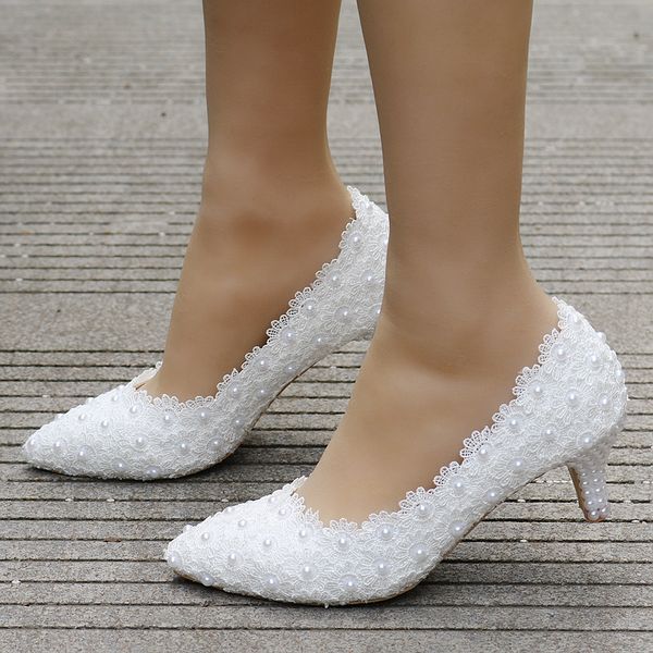 large size women's shoes 2018 new 5 cm lace high heels stiletto wedding shoes bridesmaid bridal sweet single, Black
large size women's shoes 2018 new 5 cm lace high heels stiletto wedding shoes bridesmaid bridal sweet single, Black