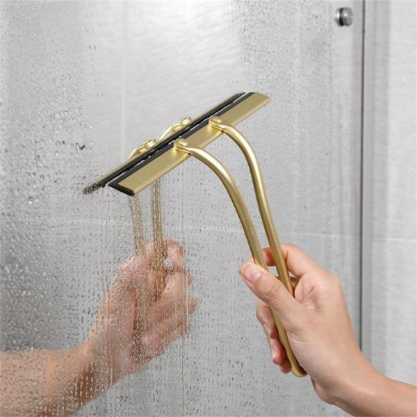 aluminum window glass scraper golden wiper with hook silicone cleaning tool for bathroom shower room car household cleaning tool
aluminum window glass scraper golden wiper with hook silicone cleaning tool for bathroom shower room car household cleaning tool