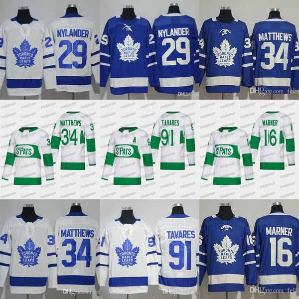 2019 Toronto St. Pats 16 Mitch Marner Jersey Toronto Maple Leafs #91 JohnTavares 34 Austonmatthews William Nylander Leafs Hockey Jerseys
2019 Toronto St. Pats 16 Mitch Marner Jersey Toronto Maple Leafs #91 JohnTavares 34 Austonmatthews William Nylander Leafs Hockey Jerseys