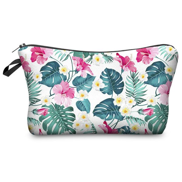3d digital printing makeup bag holding bag for women to accept shampoo makeup pouch cosmetic travel