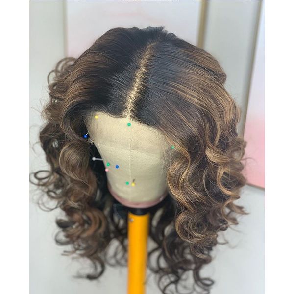 ombre color 13x6 deep part lace front human hair wig pre plucked brazilian remy highlight wavy invisible lace wig atina, Black;brown
ombre color 13x6 deep part lace front human hair wig pre plucked brazilian remy highlight wavy invisible lace wig atina, Black;brown