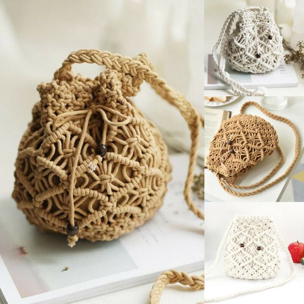 2019 women bohemian straw woven hollow out handbag beach bag casual tote straw wicker girls summer holiday bucket
2019 women bohemian straw woven hollow out handbag beach bag casual tote straw wicker girls summer holiday bucket