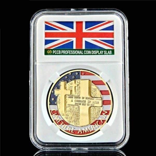 Gold Plated Coin Normandie War 70 Anniversary 1oz Gold Plated US Military Challenge Coin W/Pccb Box
Gold Plated Coin Normandie War 70 Anniversary 1oz Gold Plated US Military Challenge Coin W/Pccb Box