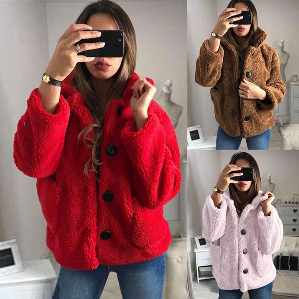 girl clothing women warm button pockets flannel long sleeve sweatshirt pullover coat outwear autumn winter keep warm plus size#9, Black
girl clothing women warm button pockets flannel long sleeve sweatshirt pullover coat outwear autumn winter keep warm plus size#9, Black