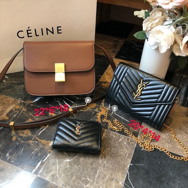 new classic selling women's wild simple ladies classic leather women's handbag shoulder bag messenger bag handbag three-piece
new classic selling women's wild simple ladies classic leather women's handbag shoulder bag messenger bag handbag three-piece