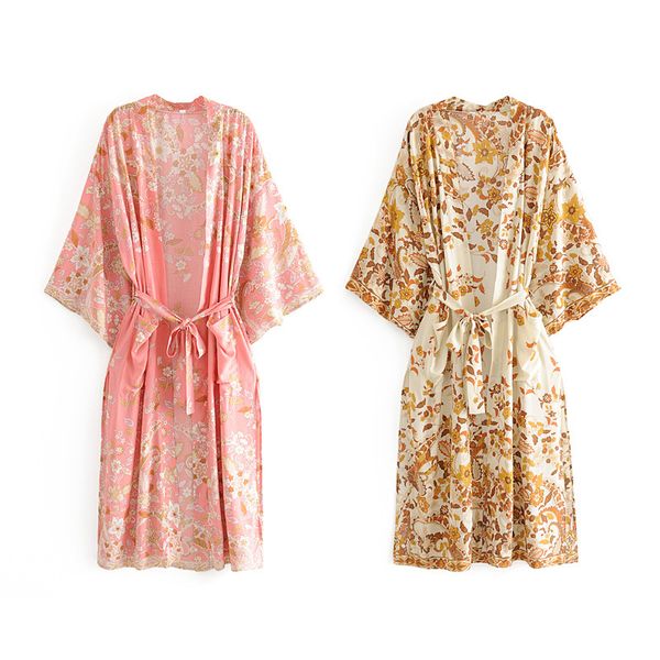 casual floral 2020 bohemian long kimono cardigan blouses sleeve sashes boho shirts batwing women beach print blouses holiday cover lxvl
casual floral 2020 bohemian long kimono cardigan blouses sleeve sashes boho shirts batwing women beach print blouses holiday cover lxvl