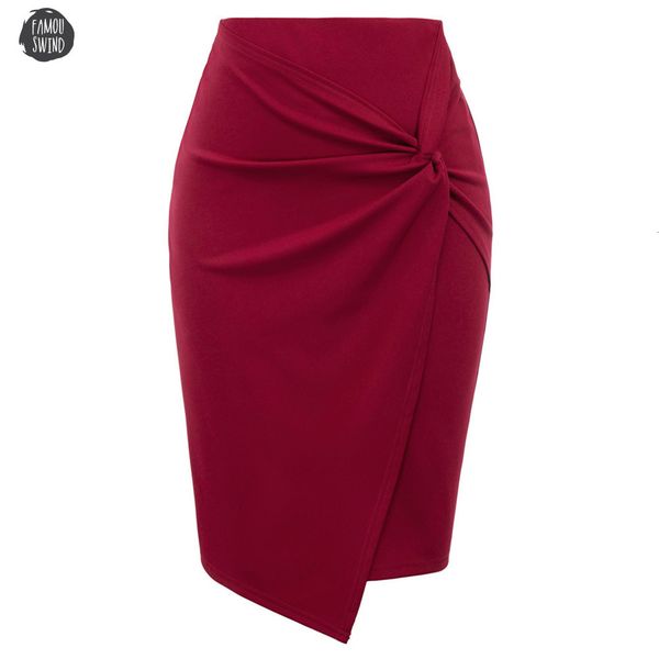 elegant vintage women solid skirt autumn asymmetrical wrap front knee length stretch skirt pencil jupe bodycon skirt femme, Black
elegant vintage women solid skirt autumn asymmetrical wrap front knee length stretch skirt pencil jupe bodycon skirt femme, Black
