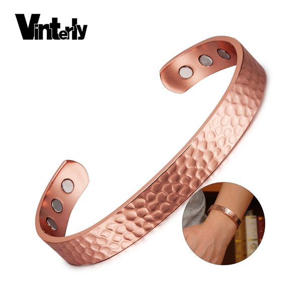 vinterly magnetic copper bracelets & bangles adjustable cuff bracelets charms health energy bracelet for men women arthritis, Black
vinterly magnetic copper bracelets & bangles adjustable cuff bracelets charms health energy bracelet for men women arthritis, Black