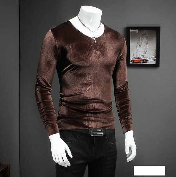 v-образный вырез с длинным рукавом t-shirt мужчины осень зима solid slim fit футболка soft повседневного tshirt homme bj0608, White;black
v-образный вырез с длинным рукавом t-shirt мужчины осень зима solid slim fit футболка soft повседневного tshirt homme bj0608, White;black