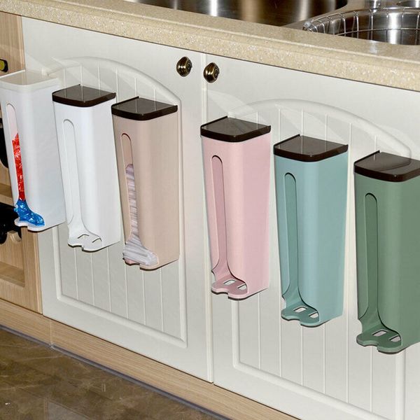kitchen wall mount grocery bag holder storage dispenser plastic organizer box four color
kitchen wall mount grocery bag holder storage dispenser plastic organizer box four color