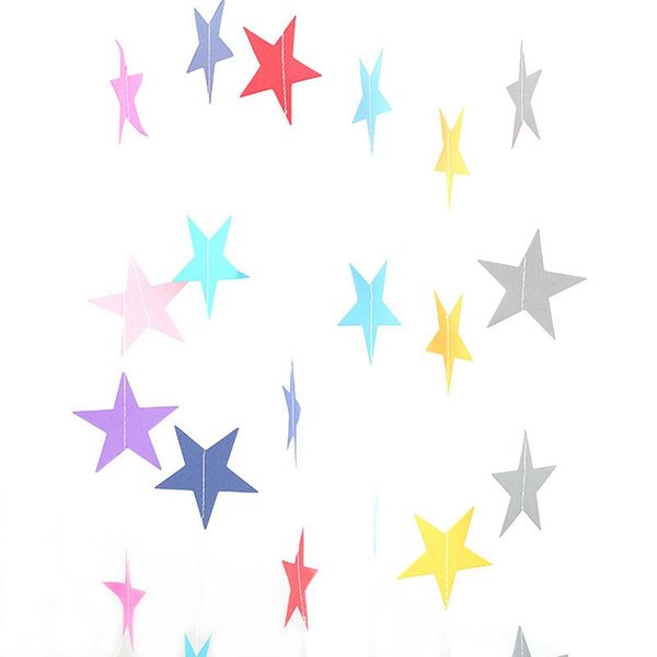 4m paper garland star shape string banners baby shower girls bunting hanging paper happy birthday wedding party home decoration
4m paper garland star shape string banners baby shower girls bunting hanging paper happy birthday wedding party home decoration