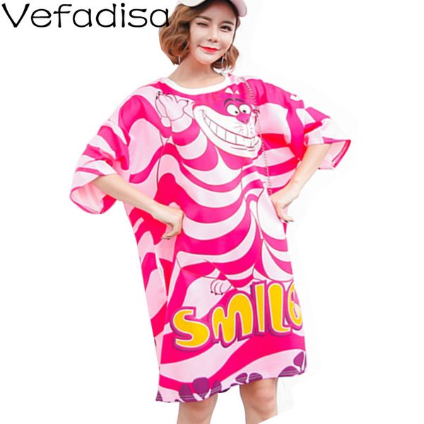 vefadisa cartoon print t-shirt dress plus size women dress 2020 summer pockets short sleeve t-shirt loose long zld752, Black;gray
vefadisa cartoon print t-shirt dress plus size women dress 2020 summer pockets short sleeve t-shirt loose long zld752, Black;gray