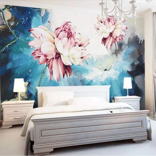 custom wallpaper american retro oil painting flower lotus background wall custom large mural green wallpaper papel de parede
custom wallpaper american retro oil painting flower lotus background wall custom large mural green wallpaper papel de parede