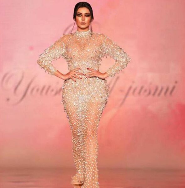 evening dress yousef aljasm kim kardashian silver crystal high neck mermaid long sleeve tassel kylie jenner zuhair murad ziadnakad 0015, Black;pink
evening dress yousef aljasm kim kardashian silver crystal high neck mermaid long sleeve tassel kylie jenner zuhair murad ziadnakad 0015, Black;pink