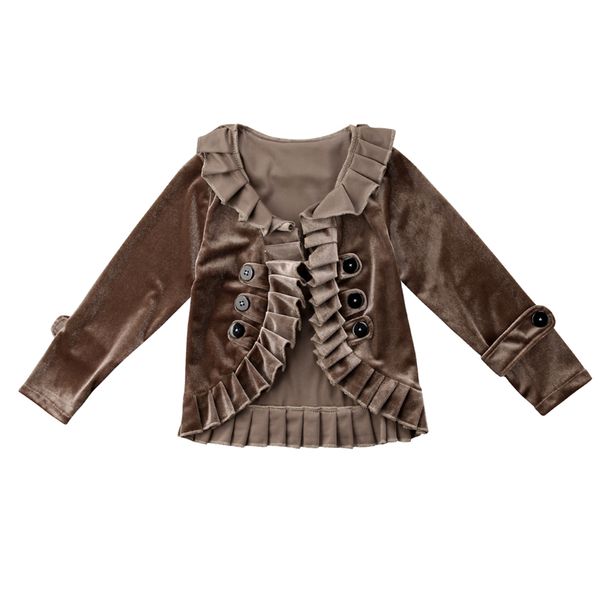kids girls ruffles velvet cardigan jacket toddler baby girl autumn clothes jackets long sleeve coats outerwear clothes 2-6t, Blue;gray
kids girls ruffles velvet cardigan jacket toddler baby girl autumn clothes jackets long sleeve coats outerwear clothes 2-6t, Blue;gray