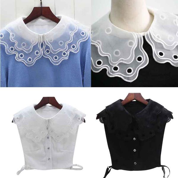women white/black color lace detachable lapel choker necklace shirt fake false collar fashion clothes accessories, Black;blue
women white/black color lace detachable lapel choker necklace shirt fake false collar fashion clothes accessories, Black;blue