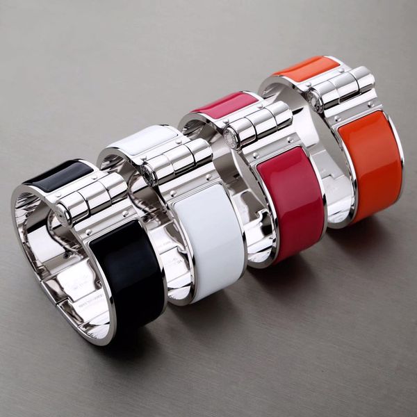 fashion design bracelet wide version men and women bracelet plating stainless steel snap bracelet, Black
fashion design bracelet wide version men and women bracelet plating stainless steel snap bracelet, Black