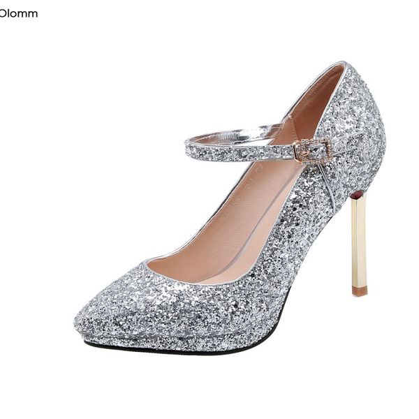 rontic new women glitter pumps stiletto heel pumps pointed toe gorgeous 5 colors party dress shoes women plus us size 3-.5, Black
rontic new women glitter pumps stiletto heel pumps pointed toe gorgeous 5 colors party dress shoes women plus us size 3-.5, Black