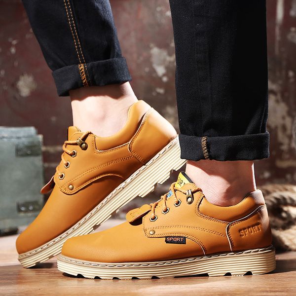 men shoes soft tooling boots wear-resistant non-slip genuine leather trend short men leather boots matte texture ankle, Black
men shoes soft tooling boots wear-resistant non-slip genuine leather trend short men leather boots matte texture ankle, Black