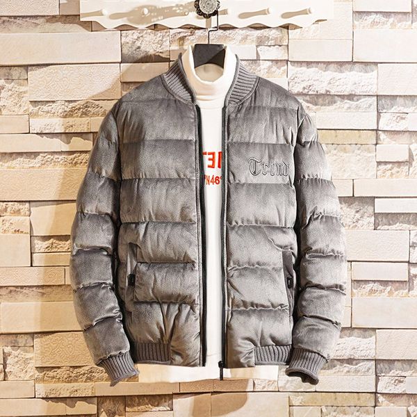 autumn winter jacket men parka velvet coat casual solid color embroidery warm warm thick cotton clothing men jacket coat outwear, Black
autumn winter jacket men parka velvet coat casual solid color embroidery warm warm thick cotton clothing men jacket coat outwear, Black