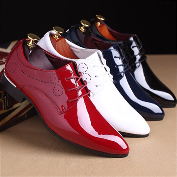 men oxford leather dress shoes fashion men formal shoes business pointed wedding size 38-48, Black
men oxford leather dress shoes fashion men formal shoes business pointed wedding size 38-48, Black