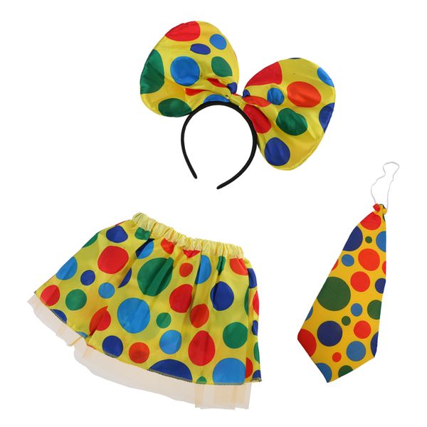 halloween polka dot clown circus circus skirt necktie headband costume set carnival christmas women girls fancy dress props, Silver
halloween polka dot clown circus circus skirt necktie headband costume set carnival christmas women girls fancy dress props, Silver