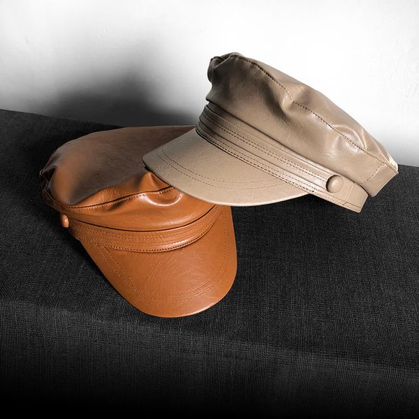 visors leather cap, leisure go shopping, mix and match navy hat, fashionable handsome, small head girdle hat, Blue;gray
visors leather cap, leisure go shopping, mix and match navy hat, fashionable handsome, small head girdle hat, Blue;gray