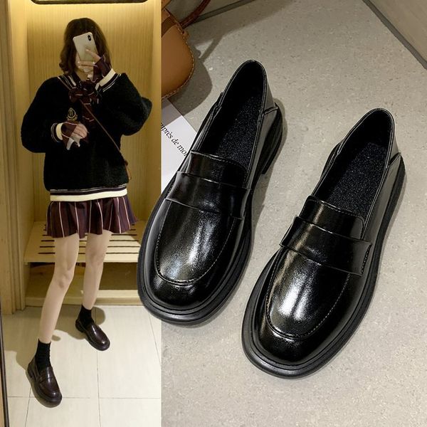 round toe slip on shoes for women casual female sneakers autumn soft oxfords women's shallow mouth flats slip-on fall leather, Black
round toe slip on shoes for women casual female sneakers autumn soft oxfords women's shallow mouth flats slip-on fall leather, Black