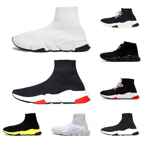 fashion sock designer shoes graffiti speed trainer men women sneakers triple black white clear sole lace up mens womens trainers sports
fashion sock designer shoes graffiti speed trainer men women sneakers triple black white clear sole lace up mens womens trainers sports
