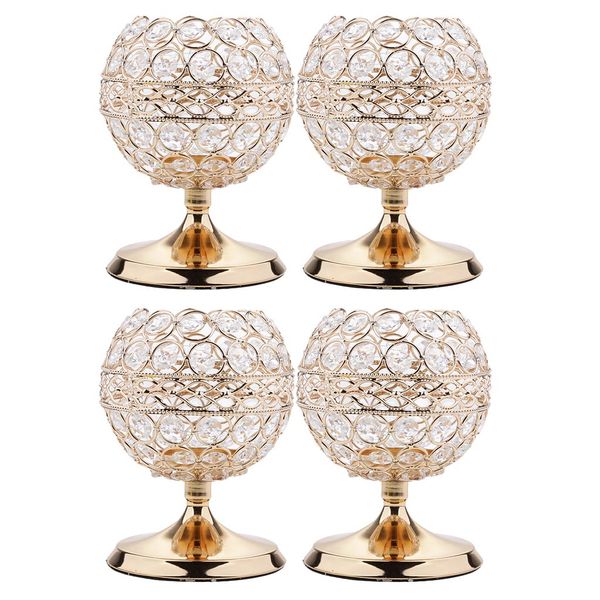 4pcs bling crystal votive tealight candle holders wedding table centerpieces
4pcs bling crystal votive tealight candle holders wedding table centerpieces