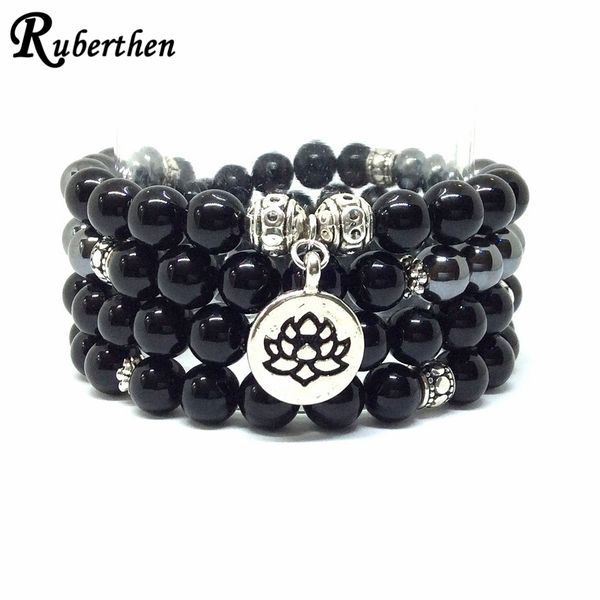 ruberthen black tourmaline 108 mala bracelet lotus charm women`s yoga jewelry new design gem stone energy power yoga bracelet, Golden;silver
ruberthen black tourmaline 108 mala bracelet lotus charm women`s yoga jewelry new design gem stone energy power yoga bracelet, Golden;silver