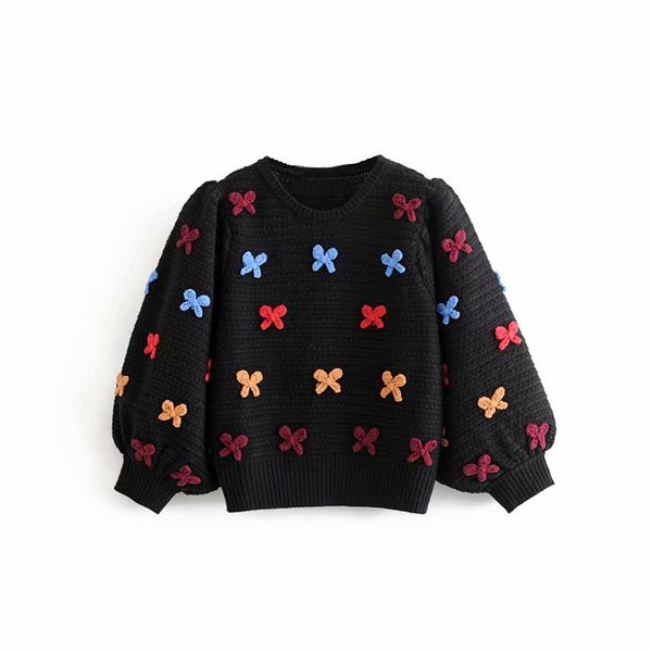 sweet women bow contrast color knited sweater 2019 fashion ladies elegant knitwear puff sleeve pullover femine sweaters, White;black
sweet women bow contrast color knited sweater 2019 fashion ladies elegant knitwear puff sleeve pullover femine sweaters, White;black
