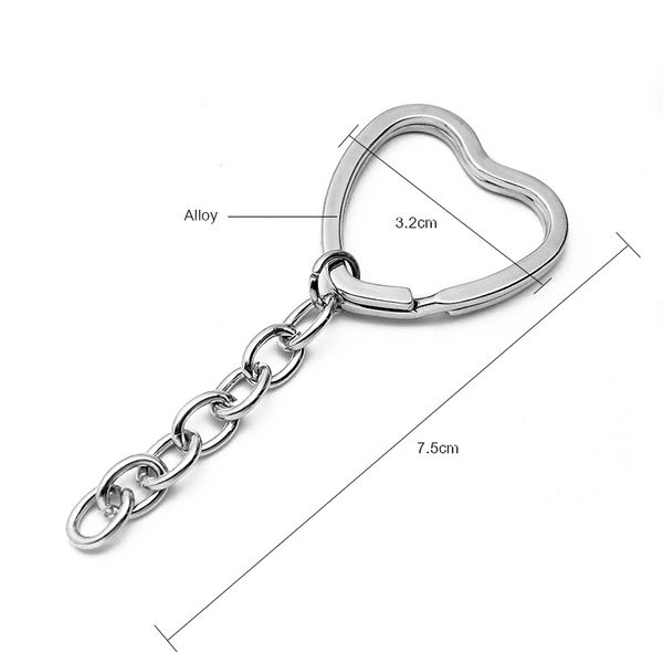 100pcs/ lot round heart shape keychain rings bulk pendants diy crafts jewelry making men women trendy casual keychain, Slivery;golden
100pcs/ lot round heart shape keychain rings bulk pendants diy crafts jewelry making men women trendy casual keychain, Slivery;golden