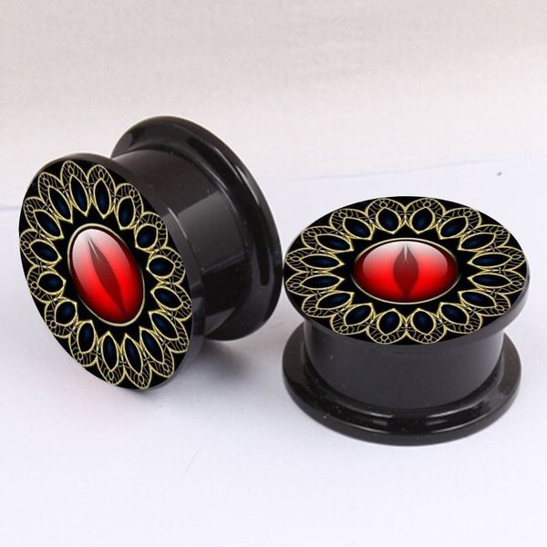 eupnhy 1 pair screw acrylic ear tunnel eyes of the angry dragon ear plugs gauges reamer flesh piercing expander stretcher, Slivery;golden
eupnhy 1 pair screw acrylic ear tunnel eyes of the angry dragon ear plugs gauges reamer flesh piercing expander stretcher, Slivery;golden