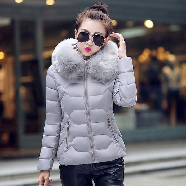 coats and jackets women winter thick jacket fur collar outwear warm cotton parka hoodie jacket women 2018oct8, Black
coats and jackets women winter thick jacket fur collar outwear warm cotton parka hoodie jacket women 2018oct8, Black