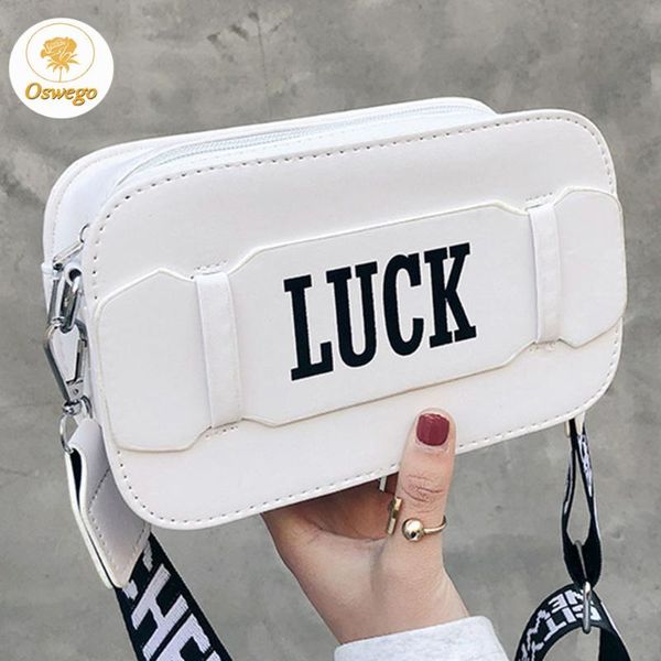oswego wide shoulder strap women messenger bag new tide printing letters cross shoulder bag fashion wild white small square
oswego wide shoulder strap women messenger bag new tide printing letters cross shoulder bag fashion wild white small square
