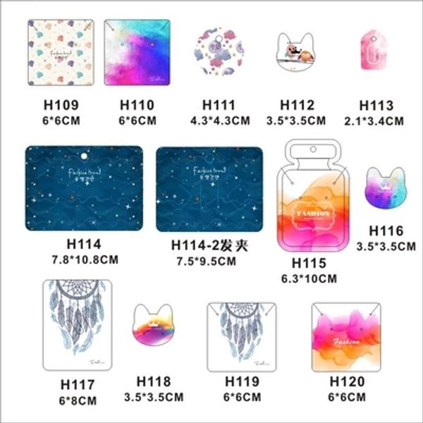 100 pcs /lot 4c printing jewelry set dispaly paper cards pretty design necklace earring hairpin brooch handmade jewelry packaging
100 pcs /lot 4c printing jewelry set dispaly paper cards pretty design necklace earring hairpin brooch handmade jewelry packaging